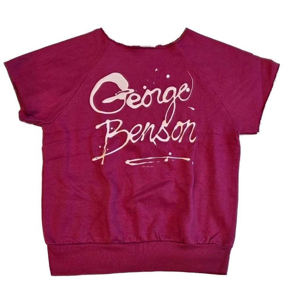 Vintage 1983‎ George Benson Tour Sportswear Short Sleeve Sweatshirt